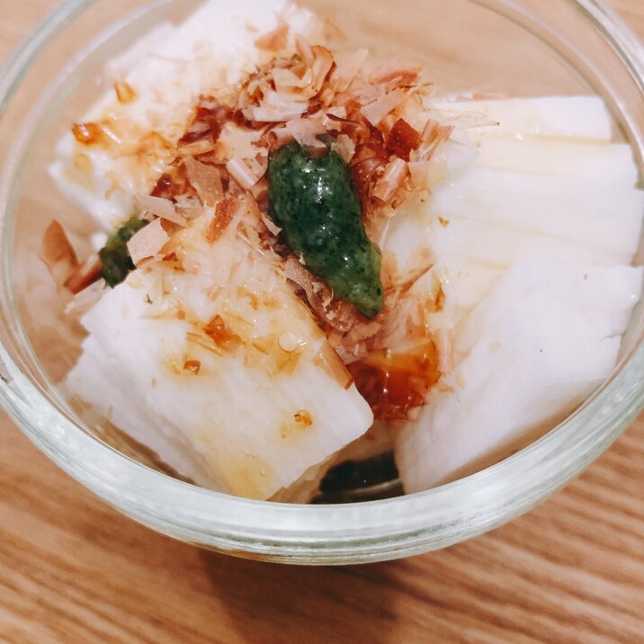 簡単1品!シャキシャキ山芋と大葉の和えもの